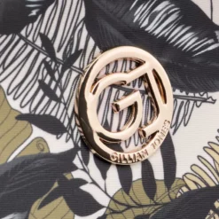 Gillian Jones Travel Clutch - Leaf Print 10008-19 7 Gillian Jones Travel Clutch - Leaf Print 10008-19 -Clinique Salgsbutik 10008 1904