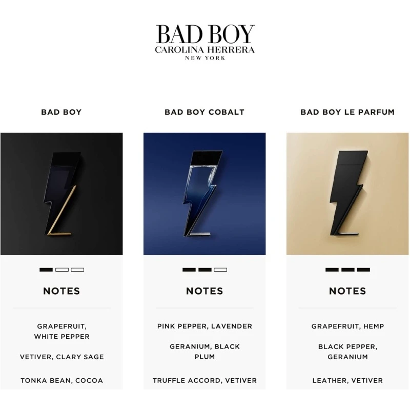 Carolina Herrera Bad Boy For Him EDT 50 Ml 3 Carolina Herrera Bad Boy For Him EDT 50 Ml - Billede 3