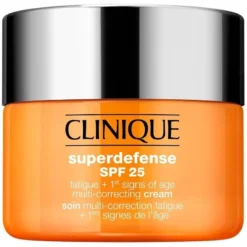 Clinique Superdefense SPF 25 Fatigue Multi-Correcting Face Cream Combination/Oily + Oily Skin 30 Ml
