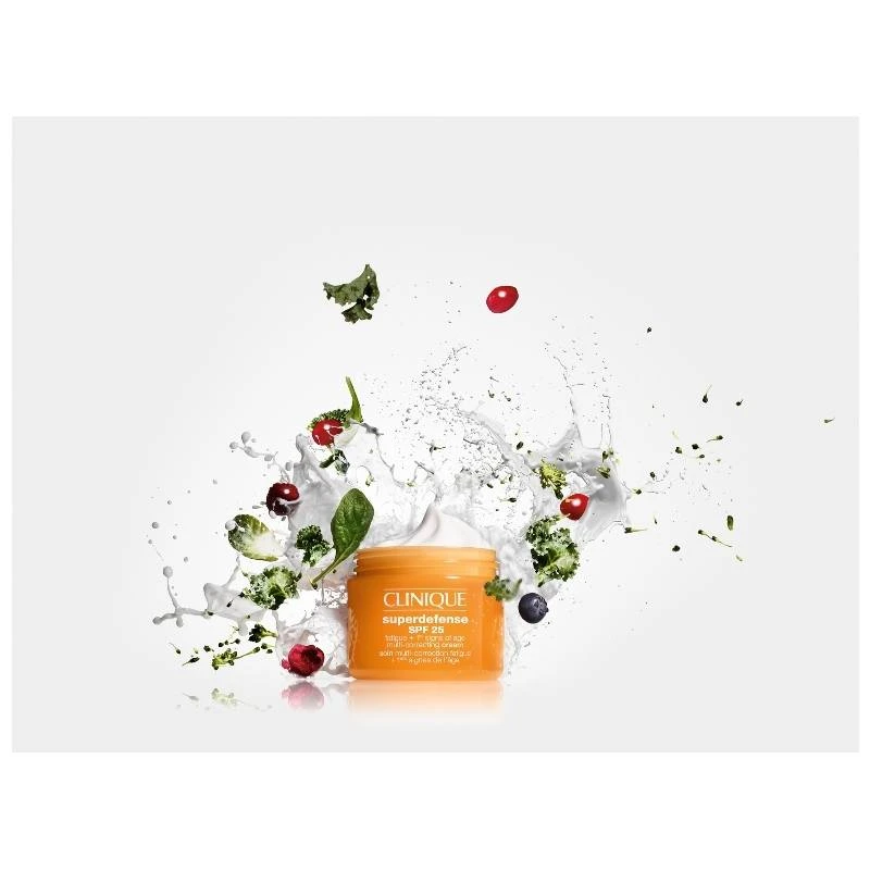 Clinique Superdefense SPF 25 Fatigue Multi-Correcting Face Cream Combination/Oily + Oily Skin 30 Ml 3 Clinique Superdefense SPF 25 Fatigue Multi-Correcting Face Cream Combination/Oily + Oily Skin 30 Ml - Billede 3