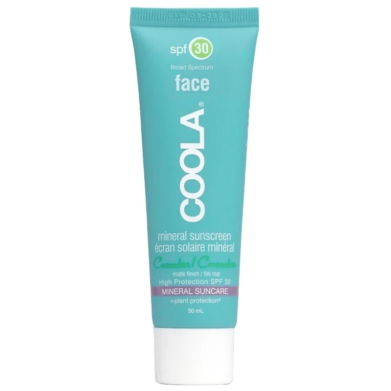 COOLA Mineral Face Sunscreen Cucumber Matte SPF 30 - 50 Ml 1 COOLA Mineral Face Sunscreen Cucumber Matte SPF 30 - 50 Ml