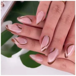 DUFFBEAUTY Reusable Press-On Manicure Nails - Cappuccino Swirl 13 DUFFBEAUTY Reusable Press-On Manicure Nails - Cappuccino Swirl -Clinique Salgsbutik duffbeauty reusable press on manicure nails cappuccino swirl 1644934501