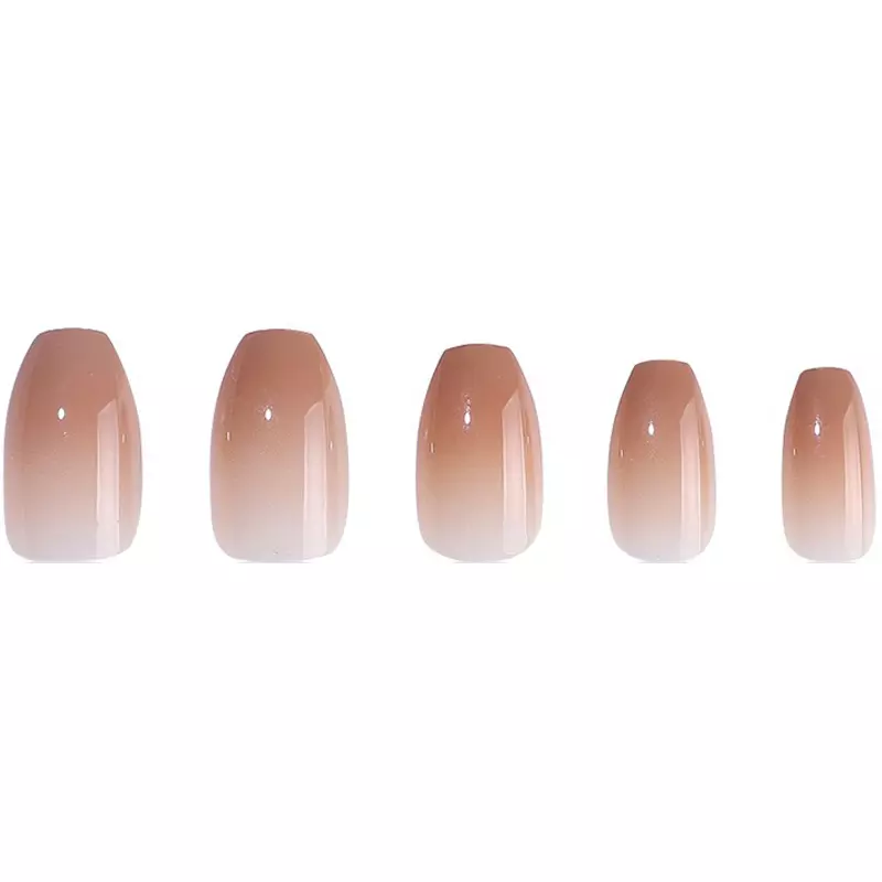 DUFFBEAUTY Reusable Press-On Manicure Nails - Nude Ombre 1 DUFFBEAUTY Reusable Press-On Manicure Nails - Nude Ombre
