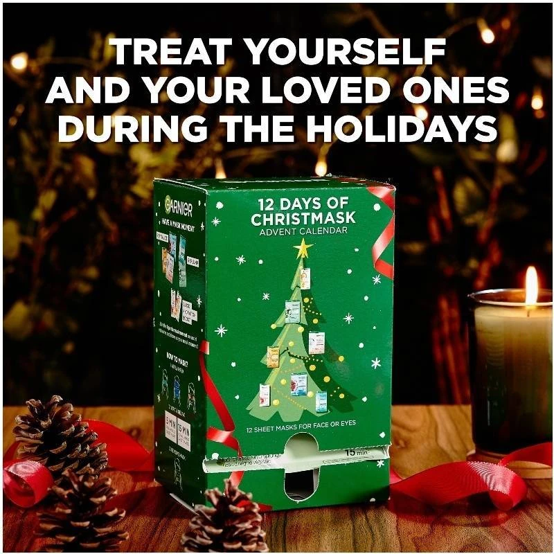 Garnier Sheet Mask Calendar (Limited Edition) 4 Garnier Sheet Mask Calendar (Limited Edition) - Billede 4