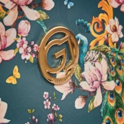 Gillian Jones 3 Room Cosmetics Bag - Green Flowers 10009-76 -Clinique Salgsbutik gillian jones 3 room cosmetics bag green flowers 10009 76 1649403514