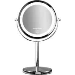 Gillian Jones Stand LED Light Mirror With Touch X10 - Silver 10383-81