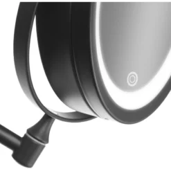 Gillian Jones Wall Mirror W/ Arm & Lights - Black 10246-00 -Clinique Salgsbutik gillian jones wall mirror w arm lights black 10246 00 1636379231