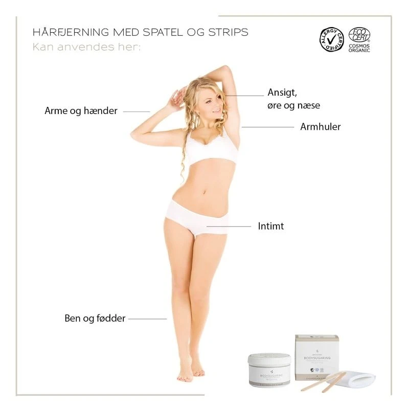 Hevi Sugaring Bodysugaring Set 375 Gr. 2 Hevi Sugaring Bodysugaring Set 375 Gr. - Billede 2