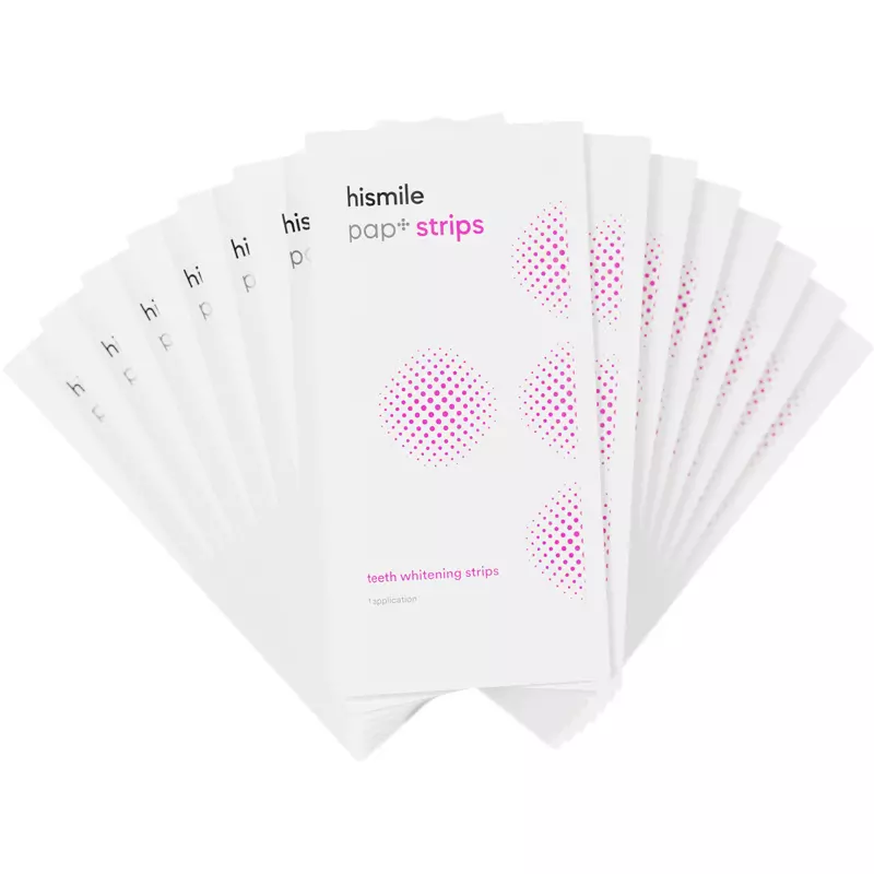 Hismile PAP+ Whitening Strips 14 Pieces 4 Hismile PAP+ Whitening Strips 14 Pieces - Billede 4