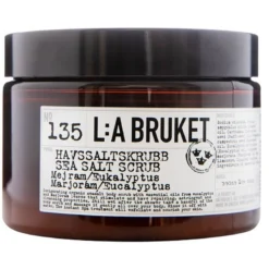 L:A Bruket 135 Sea Salt Body Scrub 420 Gr. - Marjorám/Eucalyptus