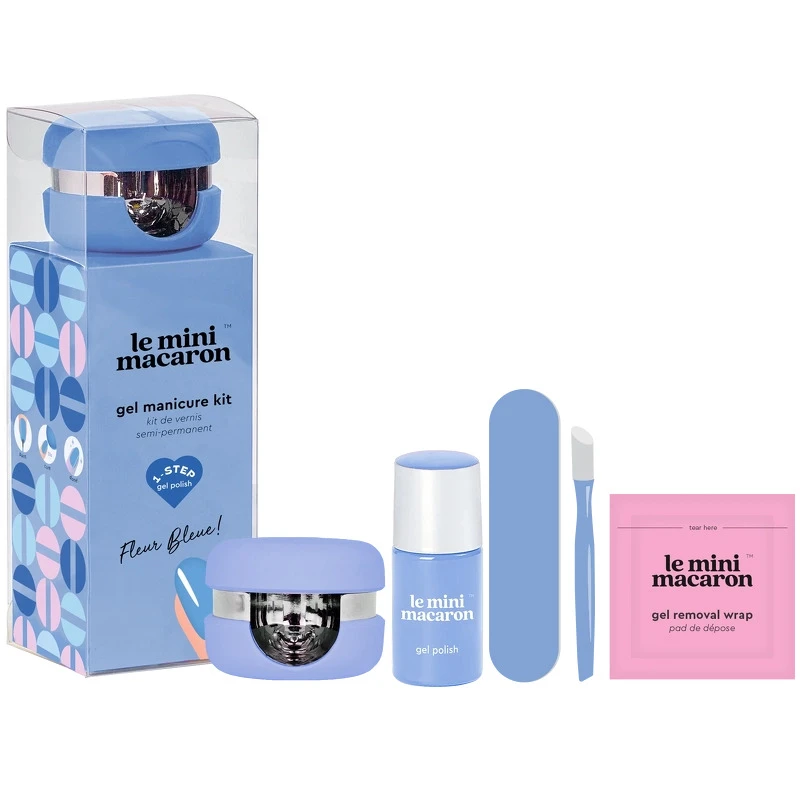Le Mini Macaron Gel Manicure Kit - Fleur Bleue 1 Le Mini Macaron Gel Manicure Kit - Fleur Bleue