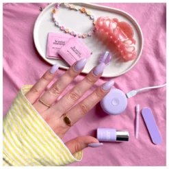 Le Mini Macaron Gel Manicure Kit - Lilac Blossom -Clinique Salgsbutik le mini macaron gel manicure kit lilac blossom 1658221514