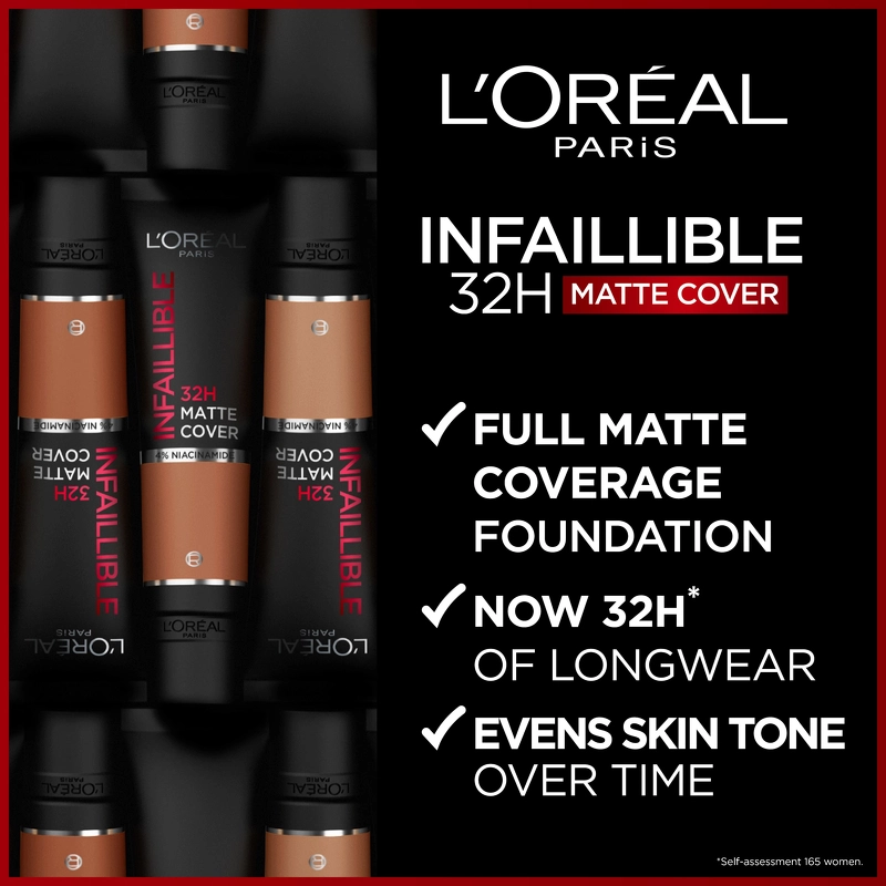 L’Oréal Paris L'Oréal Paris Cosmetics Infaillible 32H Matte Cover Foundation SPF 25 - 30 Ml - 260 Warm Undertone 3 L’Oréal Paris L'Oréal Paris Cosmetics Infaillible 32H Matte Cover Foundation SPF 25 - 30 Ml - 260 Warm Undertone - Billede 3