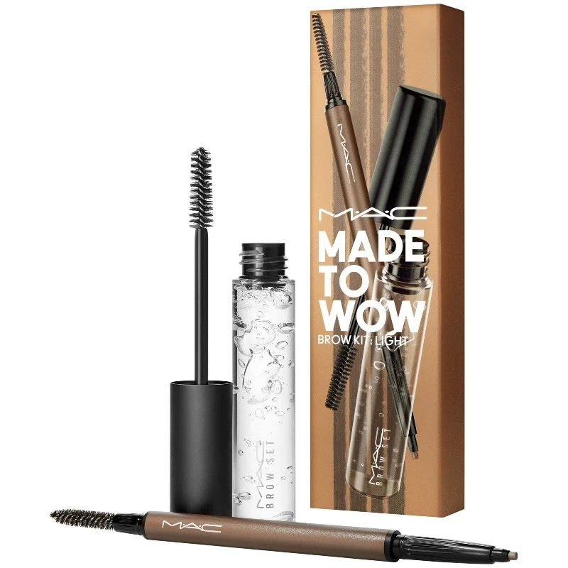 MAC Made To Wow Brow Kit - Light (Limited Edition) 1 MAC Made To Wow Brow Kit - Light (Limited Edition)