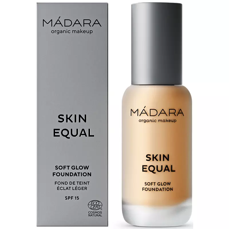 Madara MÁDARA SKIN EQUAL Foundation SPF 15 - 30 Ml - 50 Golden Sand 2 Madara MÁDARA SKIN EQUAL Foundation SPF 15 - 30 Ml - 50 Golden Sand - Billede 2