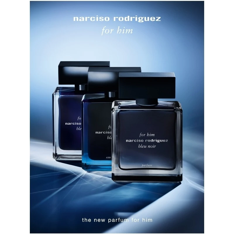 Narciso Rodriguez Bleu Noir For Him EDT 50 Ml 9 Narciso Rodriguez Bleu Noir For Him EDT 50 Ml - Billede 9