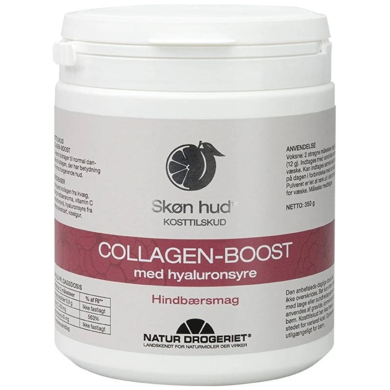 Natur Drogeriet Collagen Boost 350 Gr. - Raspberry 2 Natur Drogeriet Collagen Boost 350 Gr. - Raspberry - Billede 2