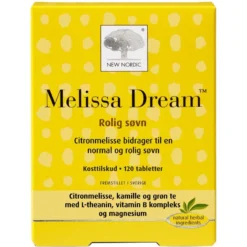 New Nordic Melissa Dream 120 Pieces