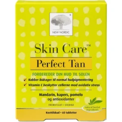 New Nordic Skin Care Perfect Tan 60 Pieces