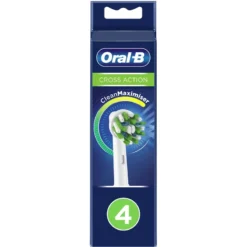 Oral B Oral-B Cross Action Brush Heads 4 Pieces