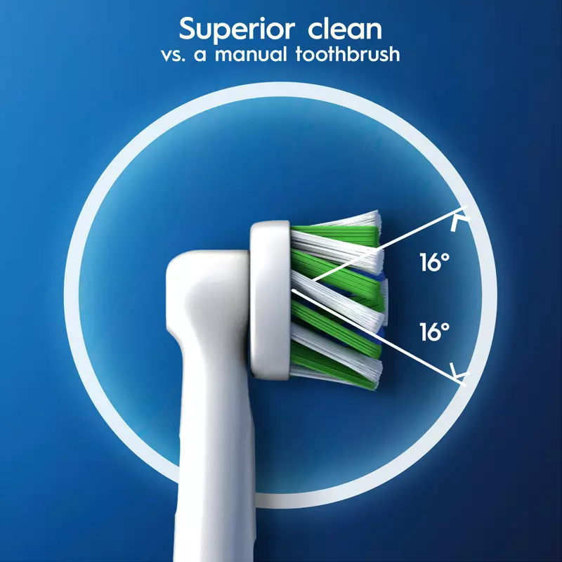 Oral B Oral-B Cross Action Brush Heads 6 Pieces 3 Oral B Oral-B Cross Action Brush Heads 6 Pieces - Billede 3