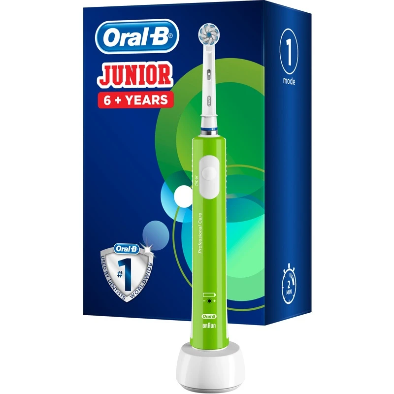 Oral B Oral-B Electric Toothbrush Junior - Green 2 Oral B Oral-B Electric Toothbrush Junior - Green - Billede 2