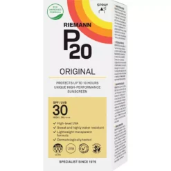 P20 Riemann Original Sun Protection Spray SPF 30 - 200 Ml -Clinique Salgsbutik p20 riemann original sun protection spray spf 30 200 ml 1675857808
