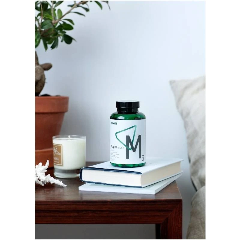 Puori Magnesium M3 - 180 Pieces 5 Puori Magnesium M3 - 180 Pieces - Billede 5