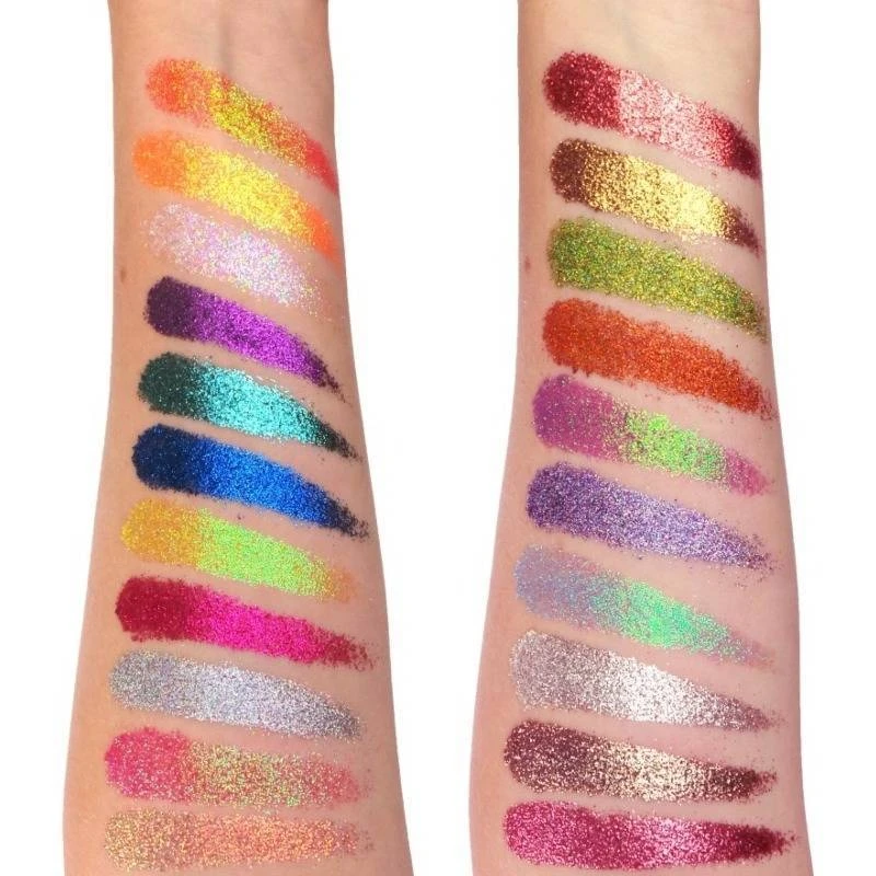Rude Cosmetics United Shades Of Glitter - 21 Pressed Glitter Palette 2 Rude Cosmetics United Shades Of Glitter - 21 Pressed Glitter Palette - Billede 2