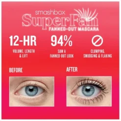 Smashbox Super Fan Fanned-Out Mascara 10 Ml - Black 15 Smashbox Super Fan Fanned-Out Mascara 10 Ml - Black -Clinique Salgsbutik smashbox super fan fanned out mascara 10 ml black 3