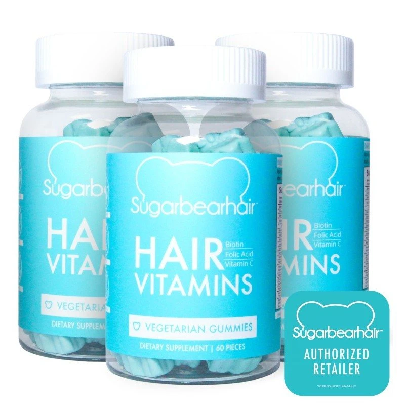 Sugarbearhair Hair Vitamins/Women's Multi Vitamins 3 X 60 Pieces 2 Sugarbearhair Hair Vitamins/Women's Multi Vitamins 3 X 60 Pieces - Billede 2