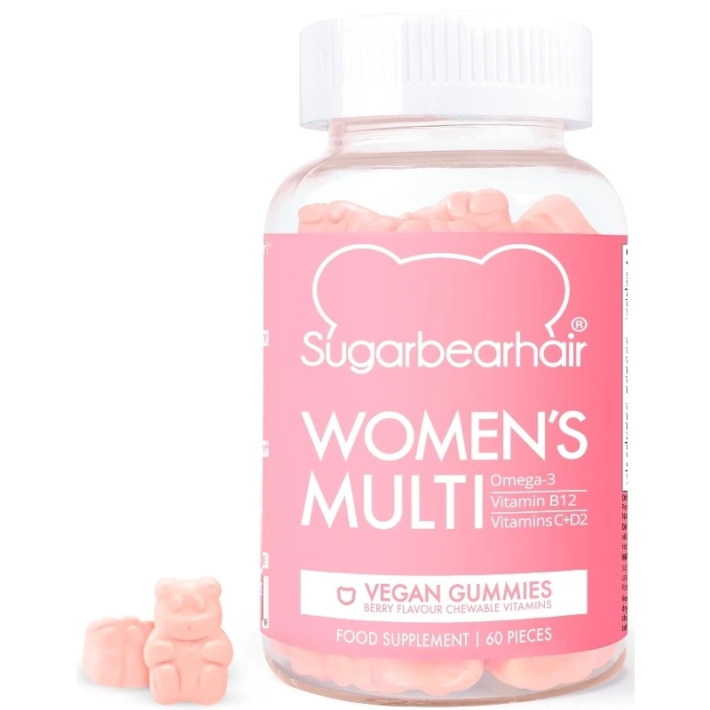 Sugarbearhair Women's Multi Vitamins 60 Pieces 4 Sugarbearhair Women's Multi Vitamins 60 Pieces - Billede 4