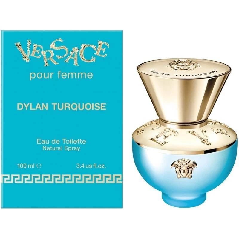Versace Dylan Turquoise Pour Femme EDT 100 Ml 2 Versace Dylan Turquoise Pour Femme EDT 100 Ml - Billede 2