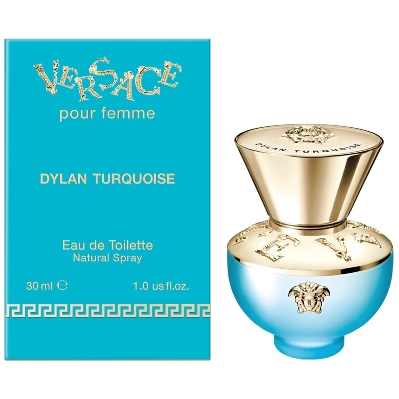 Versace Dylan Turquoise Pour Femme EDT 30 Ml 2 Versace Dylan Turquoise Pour Femme EDT 30 Ml - Billede 2