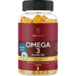 VitaYummy Omega 3 Algae Oil 60 Pieces - Lemon